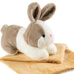 Талисман мягкая игрушка Подушка + плед Заяц Piccolo - фото