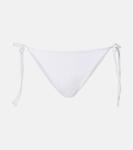 Плавки бикини из джерси с монограммой Toteme, белый - фото