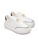 Кроссовки кожаные Love Moschino, белый / черный - фото 3