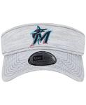 Мужские серые регулируемые козырьки Miami Marlins New Era - фото 3