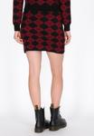 Юбка myMo ROCKS Mini skirt, Black Burgundy/Light Red - фото 3