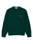 Свитер с круглым вырезом Lacoste, зеленый - фото