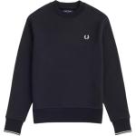 Свитшот с вышитым логотипом FRED PERRY, черный - фото