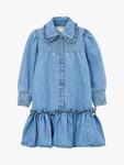 Детское джинсовое платье-рубашка Angel & Rocket, Blue - фото 7