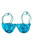 Двусторонний топ бикини со сборками Isa Boulder, синий - фото