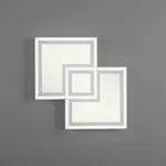 Потолочный светильник LED BEDGING LED-панель 1 шт. теплый белый Just Light, белый - фото 3