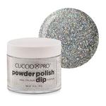 Deep Silver Glitter Nail Color Dip System Powder Cuccio - фото