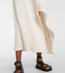 Платье миди из хлопка Plan C, Butter - фото 5