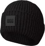 Мужская шапка UGG Chunky Rib, Black - фото