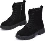 Ботильоны Shanda Suede с платформой и 7 отверстиями (Shanda) Cape Robbin, Black - фото 3