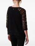 Блузка TWINSET с деталями макраме, черный - фото 3