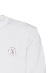 Футболка с вышитым логотипом Brunello Cucinelli, серый - фото 7