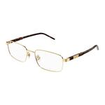 GUCCI Прямоугольные очки Rectangular Frame, Gold - фото 5