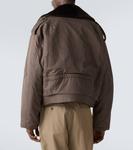 Хлопковый габардиновый блузон Auralee, Deep Olive - фото 4