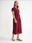 MixRay Платье в бордовом цвете - фото 3
