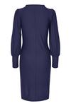 Платье из джерси Gestuz, темно-синий - фото 5
