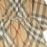 Платье beige для малышей Burberry, бежевый - фото 5
