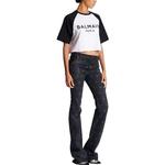 Футболка с принтом логотипа BALMAIN, белый - фото 6