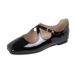 TAFN Туфли Mary Jane женские красные - фото