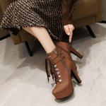 Ботинки Scaoruki Classic Platform Booties, 102 Brown - фото 4