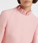 Мини-платье Crepe Couture Valentino, Pale Rose - фото 4