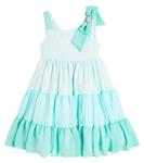 Шифоновое платье со сборками Patachou, зеленый - фото