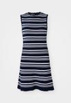 Платье Maje RYRTA, Marine/Blanc/Blue - фото 5
