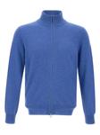Kangra шерстяной свитер на молнии, синий - фото