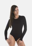 Боди Teyli Langärmeliger Viskose suit Longy, черный - фото