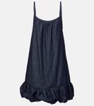 Джинсовое мини-платье Dries Van Noten, индиго - фото