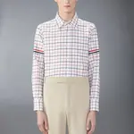 Клетчатая рубашка THOM BROWNE, мультиколор - фото 4
