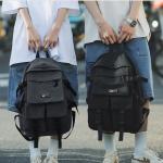 Воинский нейлоновый рюкзак обычный серо-черный - фото 8