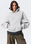 Худи Weekday Hoodie, Grey Melange/Grey - фото