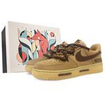 Кроссовки Air Force 1 Low-Top Unisex Tan Nike, Tan - фото