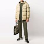 Пуховик мужской желтый Stone Island, желтый - фото 2