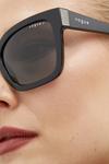 Солнцезащитные очки Vogue, черный - фото 8