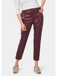 Тканевые брюки GOLDNER, цвет portwein - фото
