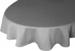 Вирт скатерть "WIESSEE" Wirth Ø 160 см, серый - фото