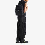 Рюкзак Prada тканый с логотипом, черный - фото 2