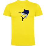 Футболка Kruskis Jumping Sailfish, желтый - фото