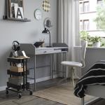 Тележка IKEA, 28x38x61 см, черный - фото 4