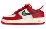 Кроссовки Nike Air Force 1 Skateboard Shoes Unisex Low-Top Black White Red - фото