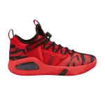 Кроссовки AND1 Attack 2.0 Low Red Black, красный - фото