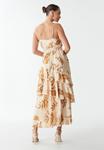 Платье BWLDR BRIANNA MIDI, Golden Palms/Beige - фото 3