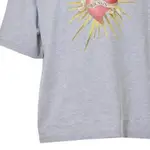 Принтованная оверсайз футболка Lanvin, серая - фото 5