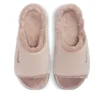 Шлепанцы (WMNS) Nike Calm Elevation Fur Slides 'Slit Red Malt' - фото 3