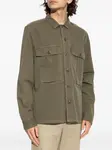 Рубашка с карманами Allsaints, зеленый - фото 3