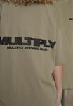 Футболка Multiply Apparel FONT , Laurel Oak/Taupe - фото 3