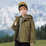 Детская пуховая куртка Disney, зеленый - фото 4