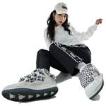 Толстовка Fatty White Black Kappa, бело-серая - фото 7